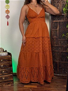 Vestido Indiano Heloísa | Terracota