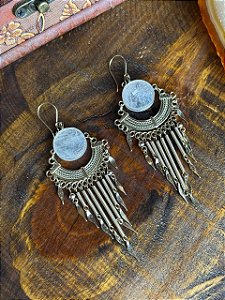 Brinco Hippie | Quartzo Clear