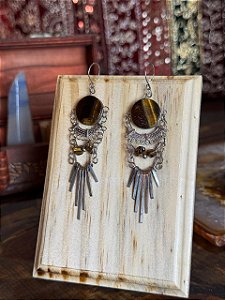 Brinco Hippie | Olho de Tigre