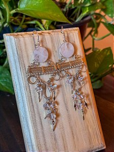 Brinco Hippie | Quartzo Clear