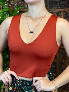 Cropped Jasmim | Terracota