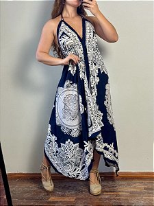 Vestido Indiano Tupi | Marinho