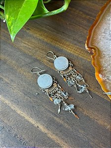 Brinco Hippie | Quartzo Clear