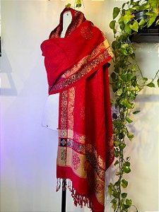 Pashimina Bohemian | Vermelho
