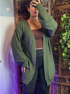 Cardigan Hippie | Verde