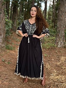 Kaftan Venus | Preto