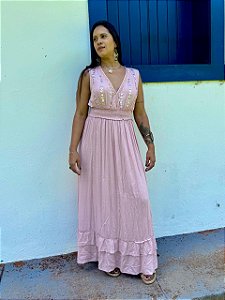 Vestido Indiano Meraki 2.0 | Rosê