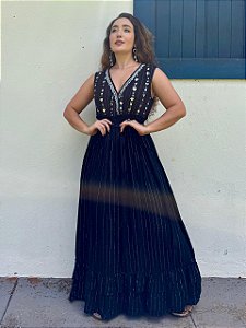 Vestido Indiano Meraki 2.0 | Preto
