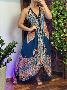 Vestido Guarani | Marinho