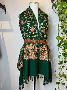 Pashimina Bohemian | Verde Militar