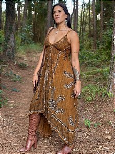 Vestido Tribal | Ferrugem (bazar)