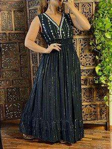 Vestido Meraki 2.0 | Preto TAMANHO:GG (bazar)