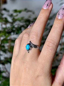 Anel Bali | Folhas Turquesa