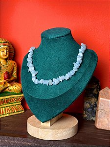 CHOKER | COLAR DE ÁGUA MARINHA