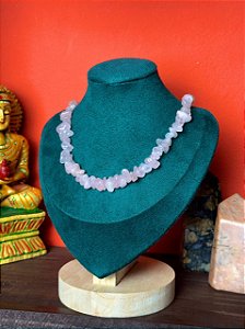 CHOKER | COLAR DE QUARTZO ROSA