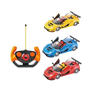 CARRINHO FORMULA 1 CONTROLE REMOTO INFANTIL CARRO 7 FUNCOES FUMACA