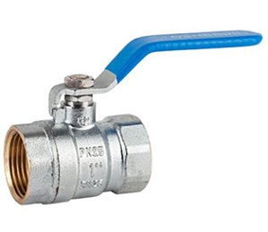 VALVULA ESFERA LATAO F-F BSP PN25 1/2" GENEBRE