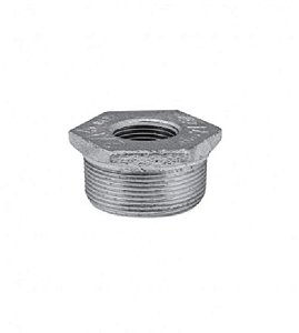 BUCHA DE REDUÇÃO GALVANIZADA 1" x 3/4"