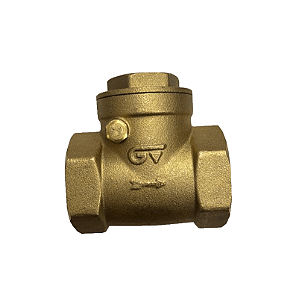 VALVULA RETENCAO HORIZONTAL LATAO BSP NBR MOLA INOX 2" GENEBRE