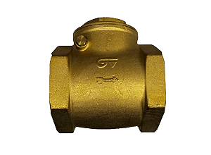 VALVULA RETENCAO HORIZ. LATAO BSP NBR MOLA INOX 2.1/2" GENEBRE