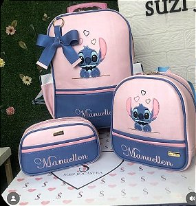 COMBO DOS PROJETOS DO KIT ESCOLAR STISHT COM 3 PEÇAS