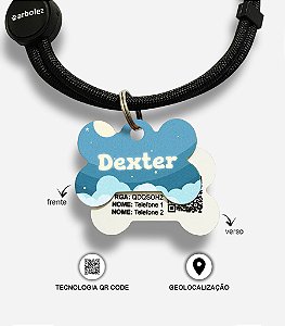 Plaquinha de identificação Pet Placa Pingente Personalizada para Cachorro