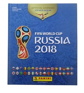 Álbum Copa Do Mundo Fifa Rússia 2018 Panini Capa Dura Azul