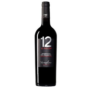 Vinho 12 E Mezzo - Primitivo Del Salento Igp - Tinto 2017 750 ml