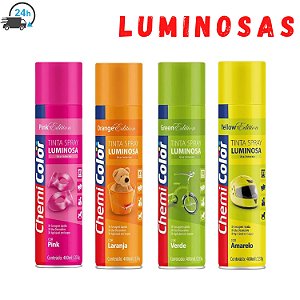 Tinta Spray Luminosa Uso Externo Secagem Rápida 400ml