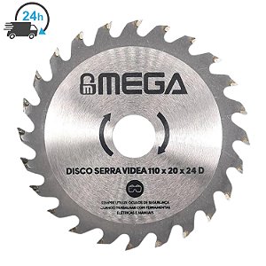 Disco De Serra Videa Para Madeira 24 Dentes 110mm