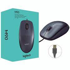 Mouse Logitech Usb M90 Preto