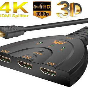 CHAVEADOR HDMI 4K 3 ENTRADAS KNUP KP-AD133