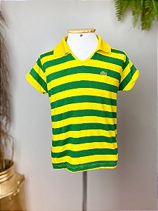 Camisa Masculina Polo Ralph Lauren Amarela - Dona Chica Brechó Online