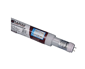 LÂMPADA TUBULAR T8 9W BRANCA FRIA 6500K 0,60M