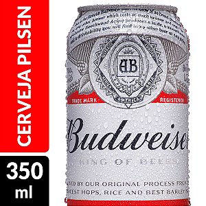 Cerveja Budweiser Lata 350ml