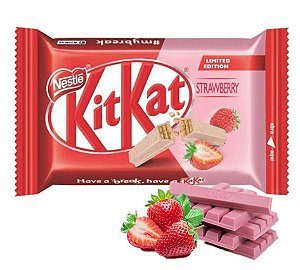 Chocolate Kit Kat  Nestle Branco Morango 41,5g