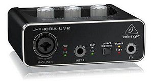 INTERFACE DE AUDIO - UM2 BEHRINGER