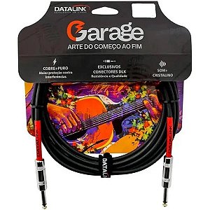 Cabo DATALINK GARAGE p/ Instrumentos 0,20 mm2 P10-P10 Preto Metal L=7 m GI009
