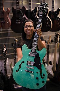 GUITARRA ELETRICA HOLLOW BODY WALDMAN GHO110 GN