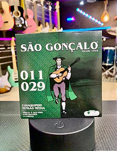 Encordoamento para Cavaquinho São Gonçalo 011 Tensão Média