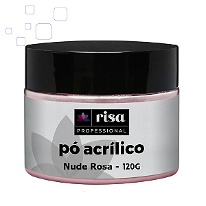 Pó Acrílico Risa Nude Rosa - 120g