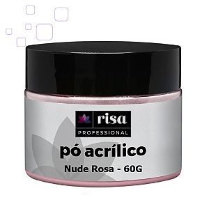 Pó Acrílico Risa Nude Rosa - 60g