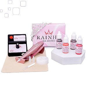 Kit Rainha da Micro com Dermógrafo e 4 pigmentos (10ml/un)