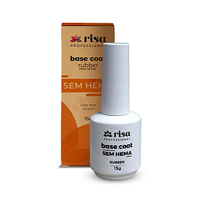 Base Coat Rubber Sem Hema Risa 15g