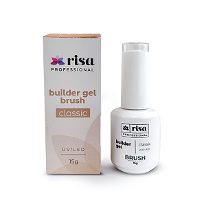 Builder Gel Brush Risa - 15g Cor:Classic