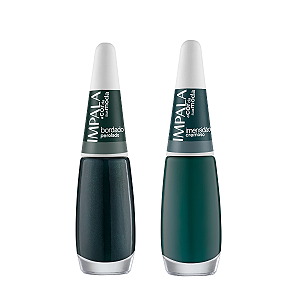 Kit 2 Esmaltes Impala 7,5ml Cor: Bordado, Imensidão
