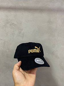 BONÉ PUMA PRETO/DOURADO