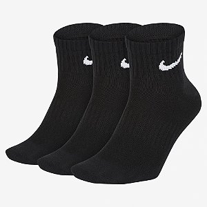 MEIA NIKE EVERDAY PRETA (3 PARES)