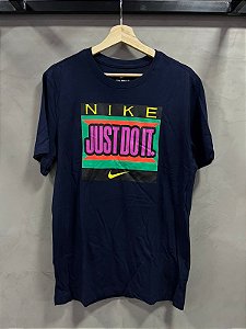 CAMISETA NIKE JUST DO IT AZUL MARINHO