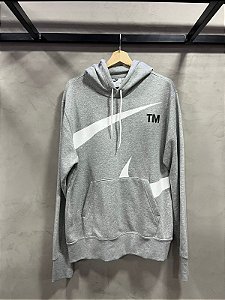 MOLETOM NIKE SWOOSH TM CINZA